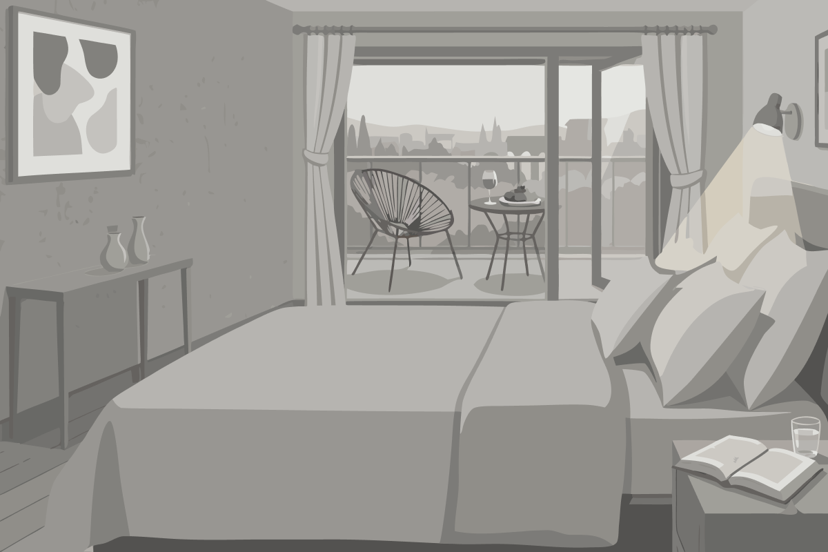 Standard Zimmer mit Queensize-Bett